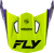FLY RACING 73-8685 KINETIC RALLY HELMET VISOR HI-VIS/BLUE/BLACK MD/LG