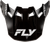 FLY RACING 73-4361 FORMULA CC OBJECTIVE VISOR BLACK/WHITE YL/SM