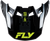 FLY RACING 73-4471 FORMULA S CARBN PROTOCOL VISOR BLACK CARBON/GREY/HI-VIS XL/2X