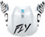 FLY RACING 73-4485 FORMULA S CARBON ABYSS VISOR WHITE/BLACK MD/LG