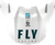 FLY RACING 73-4495 FORMULA S CARBON SOLID VISOR WHITE YL/SM