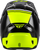 FLY RACING 73-8723L KINETIC VERDICT HELMET BLACK/HI-VIS/GREY LG