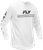 FLY RACING 379-991L UNIVERSAL JERSEY WHITE/BLACK LG