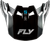 FLY RACING 73-4450VM FORMULA S CARBON BYTE VISOR BLACK CARBON/GREY/SILVER MD/LG