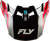 FLY RACING 73-4451VS FORMULA S CARBON BYTE VISOR RED CARBON/RED/GREY YL/SM