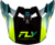 FLY RACING 73-4453VS FORMULA S CARBON BYTE VISOR BLACK CARBON/TEAL/LIME YL/SM
