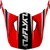 FLY RACING 73-8675VX KINETIC CREST HELMET VISOR RED/BLACK/WHITE XL/2X