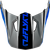 FLY RACING 73-8676VX KINETIC CREST HELMET VISOR GREY/BLACK/BLUE XL/2X
