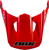 FLY RACING 73-8678VM KINETIC DBK HELMET VISOR RED/BLACK/GREY MD/LG