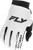 FLY RACING 379-045YL YOUTH PRO LITE GLOVES WHITE/BLACK YL
