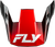 FLY RACING 73-8622VY YTH RAYCE REPEAT HELMET VISOR BLACK/RED YS-YL