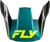 FLY RACING 73-8623VY YTH RAYCE REPEAT HELMET VISOR BLACK/TEAL/HI-VIS YS-YL
