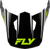 FLY RACING 73-8723VS KINETIC VERDICT HELMET VISOR BLACK/HI-VIS/GREY XS/SM