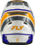 FLY RACING 73-2009YS YOUTH KINETIC SCRAP HELMET WHITE/ORANGE/BLUE/GREY YS