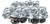 FIRE POWER 21262BULK 1" TIE-DOWN BLACK 10/PAIRS