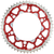 MOTO-MASTER 620013351 Fusion Dual Ring Rear Sprocket - 51 Tooth - Red - Suzuki - 51 Tooth Red Suzuki