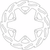 MOTO-MASTER 110238-PU Brake Rotor - Front - Flame - Front Flame