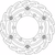 MOTO-MASTER 112087-PU Brake Rotor - Front - Flame - Front Flame