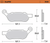 MOTO-MASTER 412102-PU Brake Pads - Sintered Series