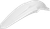 POLISPORT 8585400005 Fender - Rear - Restyle - White - Kawasaki - KX '03-'08 - Rear Restyle White Kawasaki KX '03-'08