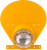 POLISPORT 8667900001 Preston Petty LED Headlight - Dark Yellow