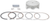 PROX 01.2429.A Piston Kit - 94.95 mm - Gas Gas | Yamaha - 94.95 mm Gas Gas | Yamaha