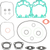 PROX 35.5400 Top End Gasket Set - Ski-Doo