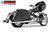 Freedom Performance HARLEY TOURING SHARKTAIL 2.125" SLIP-ONS "NO HEAT-SHIELDS" *FITS 95-16 YEARS ONLY* BUNDLE
