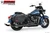 Freedom Performance HARLEY SOFTAIL 2.5" UPSWEPT TRUE-DUAL COMPLETE SYSTEM M8 ONLY BUNDLE *NOT FOR WIDE TIRE BIKES - HD01456 - BLACK / SLASH / SCULPTED GOLD