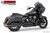Freedom Performance HARLEY TOURING 4.5" 2 STEPPED UNION 2-INTO-1 RIGHT-SIDE ONLY 2017-PRESENT BUNDLE - HD01795 - BLACK / SLASH / SCULPTED GOLD