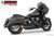 Freedom Performance HARLEY TOURING 4.5" 2 STEPPED SHORT UNION 2-INTO-1 RIGHT-SIDE ONLY 2017-PRESENT BUNDLE - HD01836 - BLACK / SLASH / SOLID GOLD