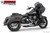 Freedom Performance HARLEY TOURING 4.5" 2 STEPPED SHORT UNION 2-INTO-1 RIGHT-SIDE ONLY 2017-PRESENT BUNDLE - HD01840 - CHROME / STRAIGHT / SCULPTED GOLD