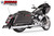 Freedom Performance HARLEY TOURING 4" INVERSE AND CLASSIC SLIP-ONS 1995-PRESENT - HD01909 - 2017-PRESENT / INVERSE / CHROME