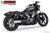 Freedom Performance HARLEY NIGHTSTER 4" SLIP-ON Fits 23'- Present Bundle - HD01995 - CHROME / COMBAT FLUTED / SCULPTED BLACK