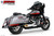 Freedom Performance HARLEY TOURING 2-INTO-1 SHORTY BUNDLE 1994-PRESENT BUNDLE - HD02037 - 2017-PRESENT CHROME / COMBAT / SCULPTED GOLD