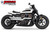 Freedom Performance HARLEY SPORTSTER S INDEPENDENCE "PERFORATED" HIGH '21 to Present Bundle - HD02127 - CHROME / STRAIGHT / PITCH BLACK
