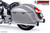 Freedom Performance INDIAN CHIEFTAIN / ROADMASTER / SPRINGFIELD / CHALLENGER/ PURSUIT / ELITE W/ HARD BAGS 2-INTO-1 "LEFT-SIDE ONLY" GHOST PIPE 2014-PRESENT - IN00138 - CHROME / STRAIGHT / SCULPTED BLACK