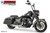 Freedom Performance INDIAN CHIEFTAIN/ROADMASTER/SPRINGFIELD 2-INTO-1 TURNOUT/SIDEDUMP BUNDLE 2014-PRESENT - IN00178 - CHROME / SLASH / CHROME