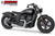 Freedom Performance INDIAN SCOUT-ROGUE-BOBBER-SIXTY-SPORT-TWENTY COMBAT 2-INTO-1 TURNOUT/SIDEDUMP BUNDLE 2014-2024 - IN00666 - CHROME / SLASH / PITCH BLACK