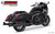 Freedom Performance BMW K 1600 B GRAND AMERICA 4" FREEDOM SLIP-ONS 2017-PRESENT - BM00050 - BLACK / 4" SHARKTAILS / PITCH BLACK