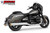 Freedom Performance BMW R 18 BAGGER B/TRANSCONTINENTAL/ROCTANE 2-STEP 4.5" EXTENDED SLIP-ONS ONLY! 2022-PRESENT BUNDLE - BM00333 - CHROME / STRAIGHT / SCULPTED GOLD