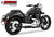 Freedom Performance YAMAHA STRYKER COMBAT FLUTED 2-INTO-1 2011-2020 - MY00129 - CHROME / CHROME
