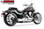 Freedom Performance YAMAHA RAIDER 2-INTO-1 2008-2020 BUNDLE - MY00132 - CHROME / COMBAT FLUTED / CHROME