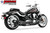 Freedom Performance YAMAHA RAIDER 2-INTO-1 2008-2020 BUNDLE - MY00134 - BLACK / COMBAT FLUTED / SCULPTED BLACK