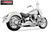 Freedom Performance YAMAHA ROADSTAR/1600/SILVERADO 2-INTO-1 1999-2015 BUNDLE - MY00141 - CHROME / COMBAT FLUTED / CHROME