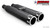 Freedom Performance YAMAHA VENTURE/ROYAL STAR/TOUR DELUXE 1999-2014 SLIP-ONS check description for Quiet Baffles. - MY00281 - BLACK / EAGLE / SCULPTED BLACK