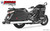 Freedom Performance HONDA GL 1800 GOLDWING/F6 4.5" SLIP-ONS 2012 TO 2016 - MH00019 - CHROME / SCULPTED BLACK