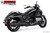 Freedom Performance HONDA VALKYRIE 4.5" SLIP-ONS 2014 TO PRESENT BUNDLE - MH00032 - BLACK / STRAIGHT / SCULPTED BLACK