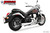 Freedom Performance KAWASAKI VULCAN 900 COMBAT FLUTED 2-INTO-1 2006-PRESENT - MK00011 - CHROME / CHROME