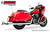 Freedom Performance KAWASAKI VAQUERO SHARKTAILS COMPLETE TRUE-DUAL FULL SYSTEM 1999-PRESENT - MK00047 - CHROME / LONG